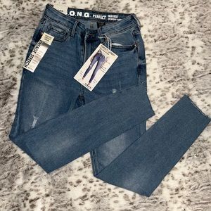 High rise skinny ankle jeans woman size 7/28